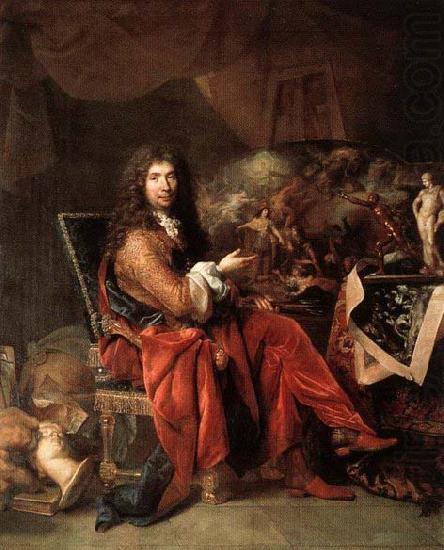 Portrait of Charles Le Brun, Nicolas Lancret